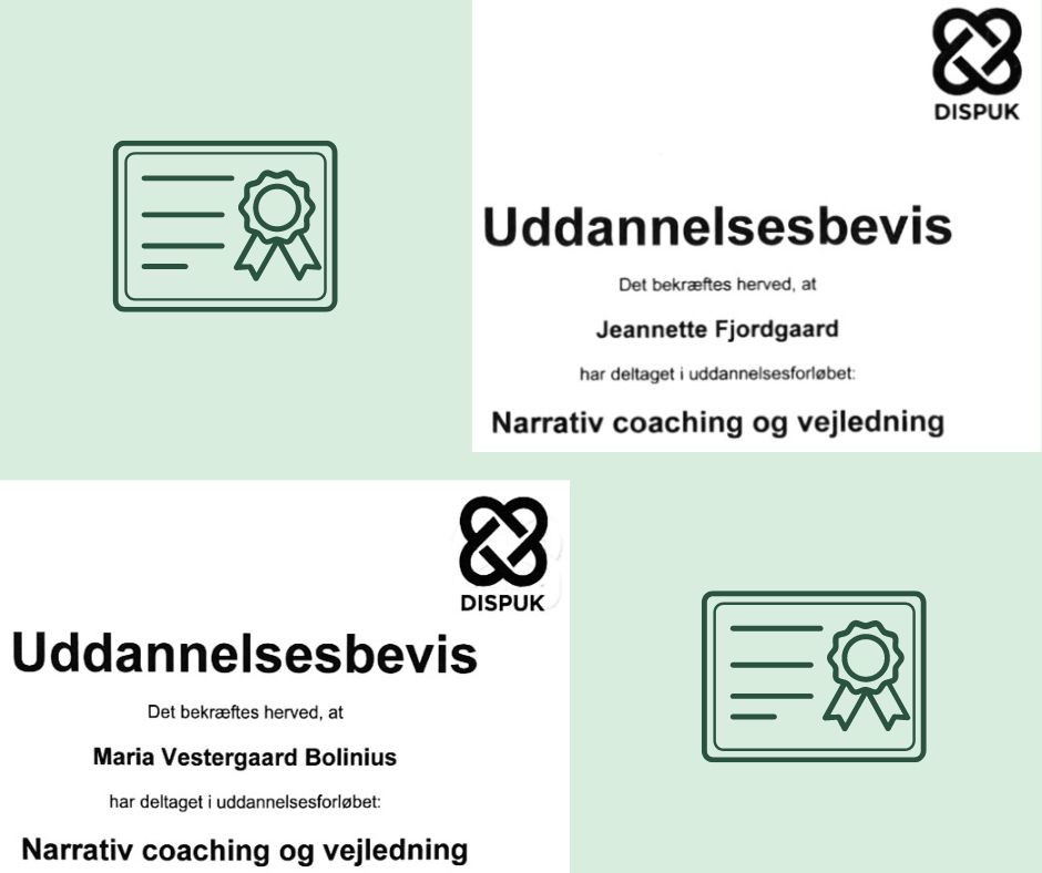 Nye certificeringer som narrativ coach og vejleder